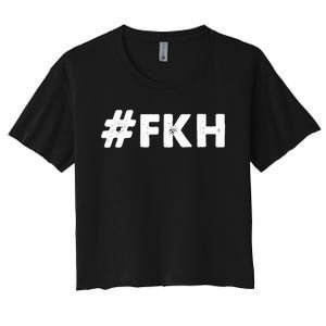 Foxtrot Kilo Hotel Fkh Funny Kamala Women's Crop Top Tee