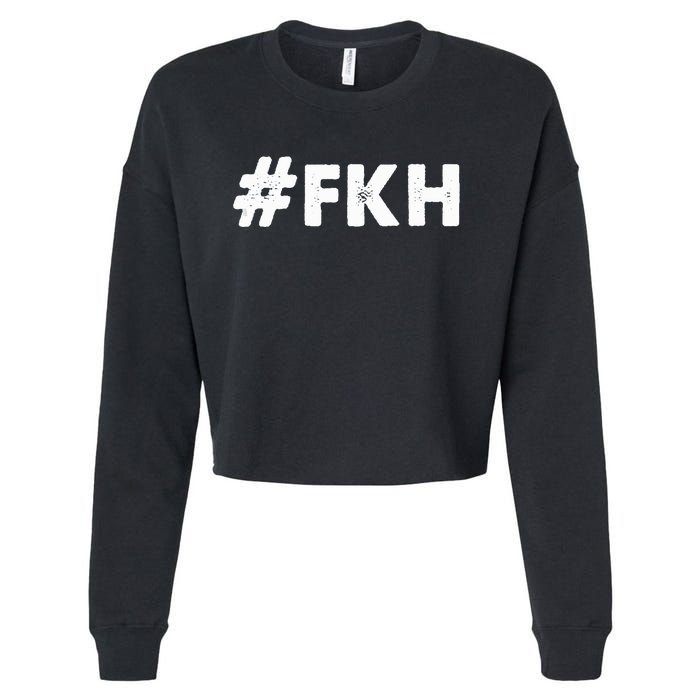 Foxtrot Kilo Hotel Fkh Funny Kamala Cropped Pullover Crew