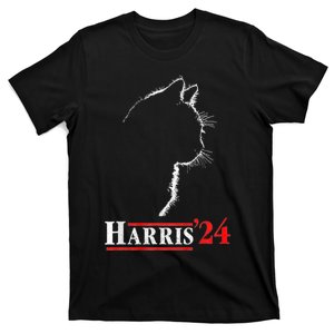 Funny Kamala Harris Cat Ladies T-Shirt