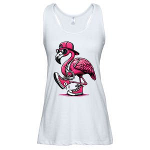 Flamingo Kamala Harris For President 47th Retro Ladies Essential Flowy Tank