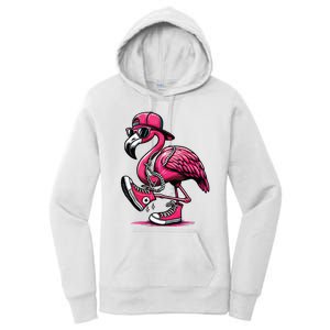 Flamingo Kamala Harris For President 47th Retro Women's Pullover Hoodie