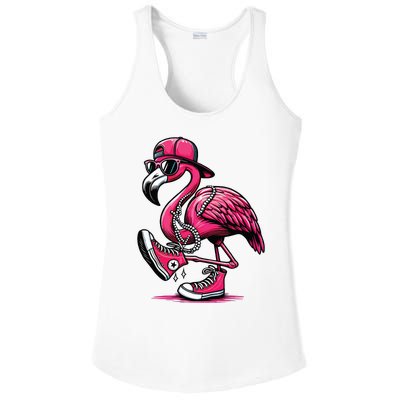 Flamingo Kamala Harris For President 47th Retro Ladies PosiCharge Competitor Racerback Tank