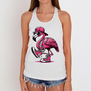 Flamingo Kamala Harris For President 47th Retro Women's Knotted Racerback Tank