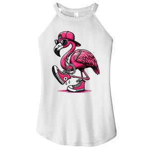 Flamingo Kamala Harris For President 47th Retro Women's Perfect Tri Rocker Tank