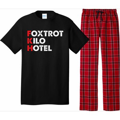 Foxtrot Kilo Hotel Fkh Funny Kamala Pajama Set