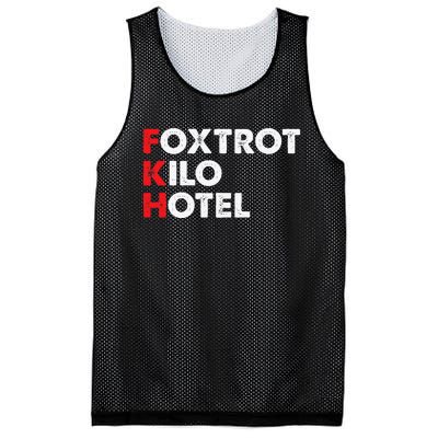 Foxtrot Kilo Hotel Fkh Funny Kamala Mesh Reversible Basketball Jersey Tank