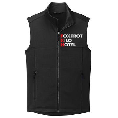 Foxtrot Kilo Hotel Fkh Funny Kamala Collective Smooth Fleece Vest