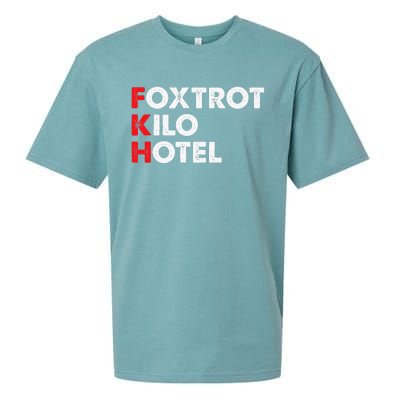 Foxtrot Kilo Hotel Fkh Funny Kamala Sueded Cloud Jersey T-Shirt