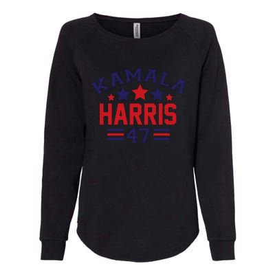 Funny Kamala Harris 47 Womens California Wash Sweatshirt