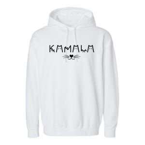 Funny Kamala Harris Cat Ladies And Cat Garment-Dyed Fleece Hoodie