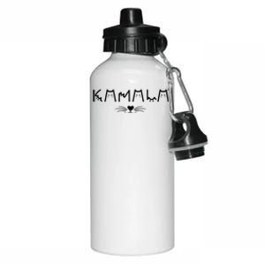 Funny Kamala Harris Cat Ladies And Cat Aluminum Water Bottle