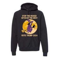 Funny Kamala Harris Stop The Wicked Witch Of The West Premium Hoodie