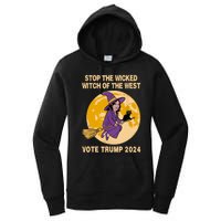 Funny Kamala Harris Stop The Wicked Witch Of The West Women's Pullover Hoodie