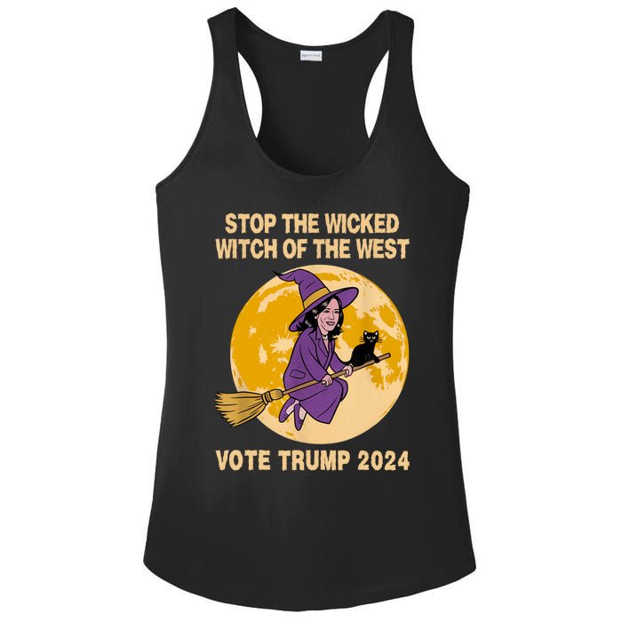 Funny Kamala Harris Stop The Wicked Witch Of The West Ladies PosiCharge Competitor Racerback Tank