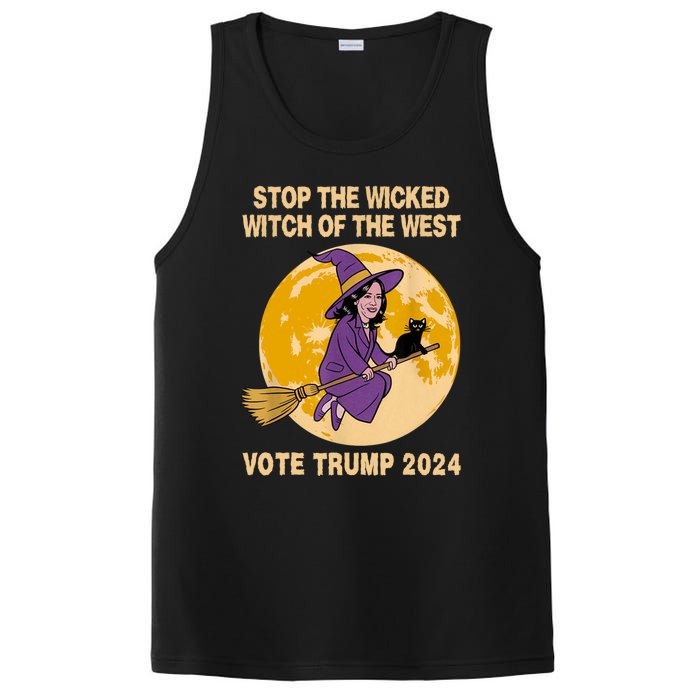 Funny Kamala Harris Stop The Wicked Witch Of The West PosiCharge Competitor Tank