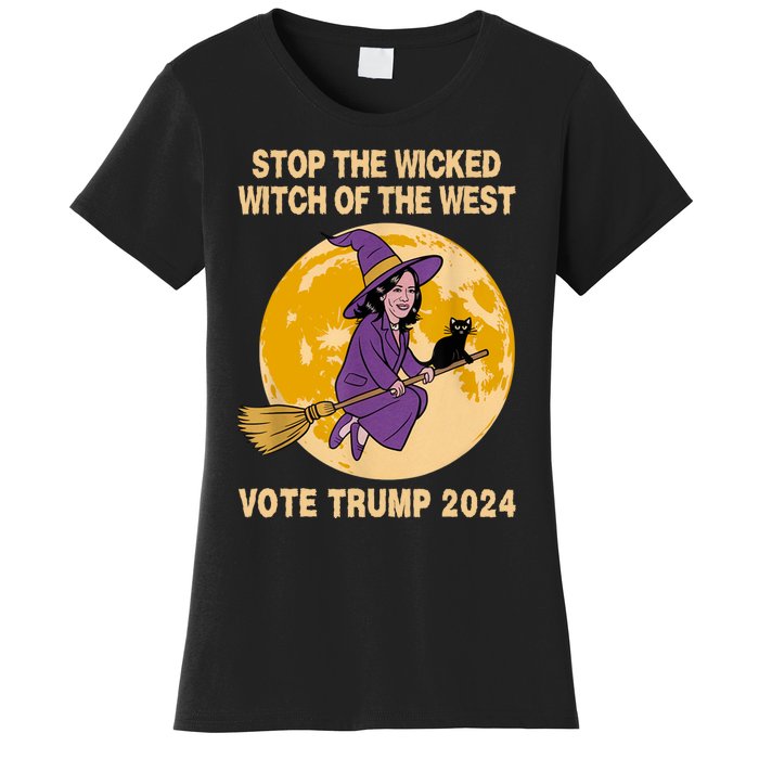 Funny Kamala Harris Stop The Wicked Witch Of The West Women's T-Shirt