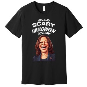 Funny Kamala Harris Scary Halloween Gag President Costume Gift Premium T-Shirt