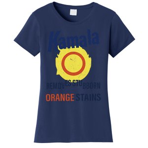 Funny Kamala Harris 2024 Removes Stubborn Orange Stains Women's T-Shirt