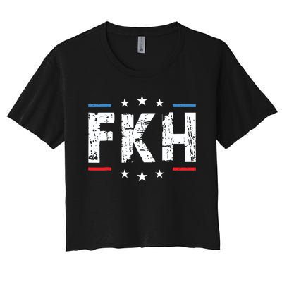 Foxtrot Kilo Hotel Fkh Funny Kamala Women's Crop Top Tee