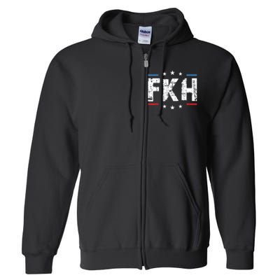 Foxtrot Kilo Hotel Fkh Funny Kamala Full Zip Hoodie