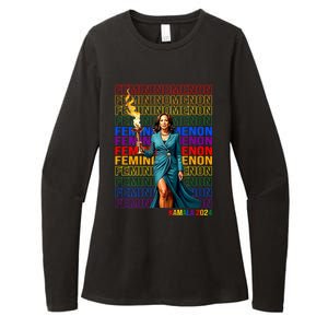 Femininomenon Kamala Harris 2024 Womens CVC Long Sleeve Shirt