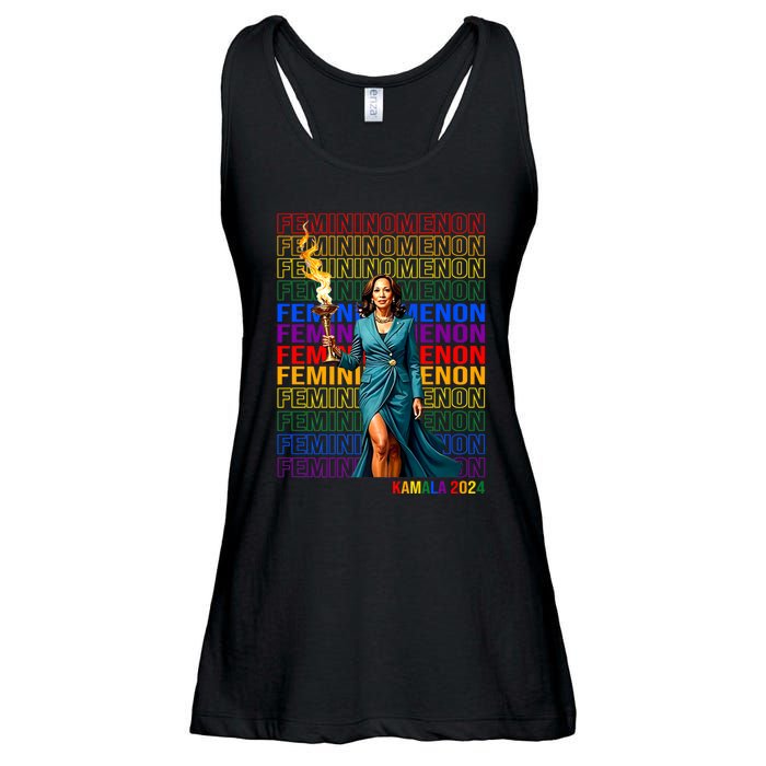 Femininomenon Kamala Harris 2024 Ladies Essential Flowy Tank