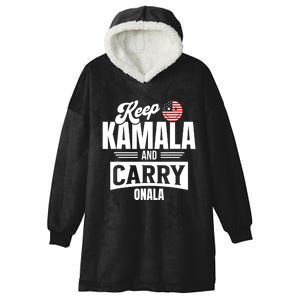 Funny Kamala Harris President Gift Hooded Wearable Blanket