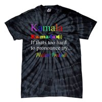 Funny Kamala Harris 2024 Madam President Harris Tie-Dye T-Shirt