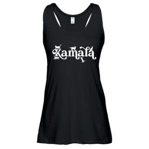 Funny Kamala Harris Cat Lettering Ladies Essential Flowy Tank