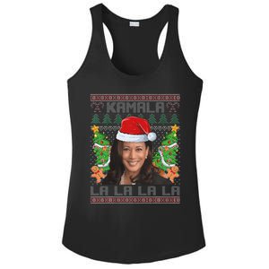 Funny Kamala Harris 2024 Christmas Comma La Xmas Ladies PosiCharge Competitor Racerback Tank