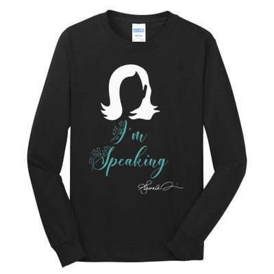 Funny Kamala Harris Signature Excuse Me I’M Speaking Tall Long Sleeve T-Shirt