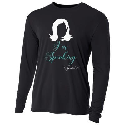 Funny Kamala Harris Signature Excuse Me I’M Speaking Cooling Performance Long Sleeve Crew