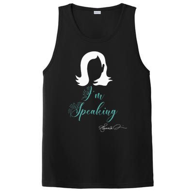 Funny Kamala Harris Signature Excuse Me I’M Speaking PosiCharge Competitor Tank