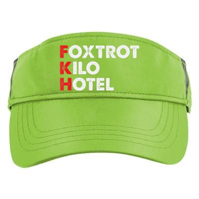 Foxtrot Kilo Hotel Fkh Funny Kamala Adult Drive Performance Visor