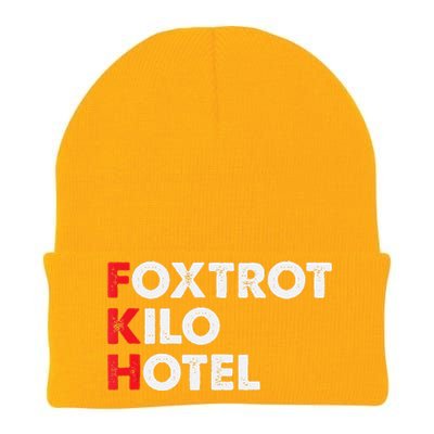 Foxtrot Kilo Hotel Fkh Funny Kamala Knit Cap Winter Beanie