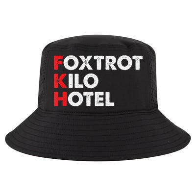 Foxtrot Kilo Hotel Fkh Funny Kamala Cool Comfort Performance Bucket Hat