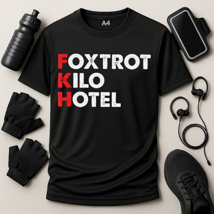 Foxtrot Kilo Hotel Fkh Funny Kamala Cooling Performance Crew T-Shirt