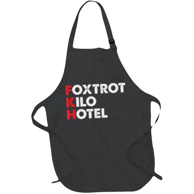 Foxtrot Kilo Hotel Fkh Funny Kamala Apron