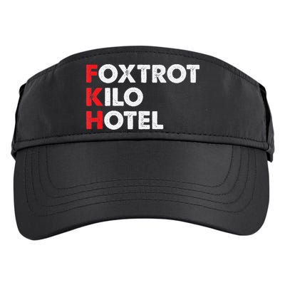 Foxtrot Kilo Hotel Fkh Funny Kamala Adult Drive Performance Visor