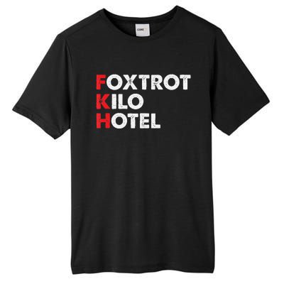 Foxtrot Kilo Hotel Fkh Funny Kamala Tall Fusion ChromaSoft Performance T-Shirt