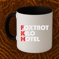Foxtrot Kilo Hotel Fkh Funny Kamala Mug