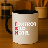Foxtrot Kilo Hotel Fkh Funny Kamala Mug