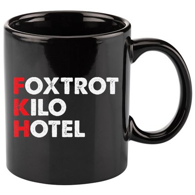 Foxtrot Kilo Hotel Fkh Funny Kamala 11oz C Handle Ceramic Mug