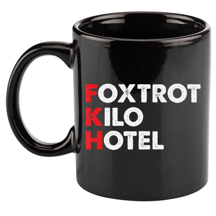 Foxtrot Kilo Hotel Fkh Funny Kamala 11oz C Handle Ceramic Mug