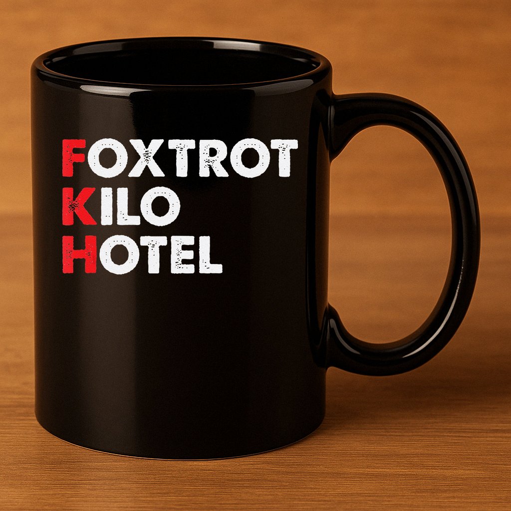 Foxtrot Kilo Hotel Fkh Funny Kamala 11oz C Handle Ceramic Mug