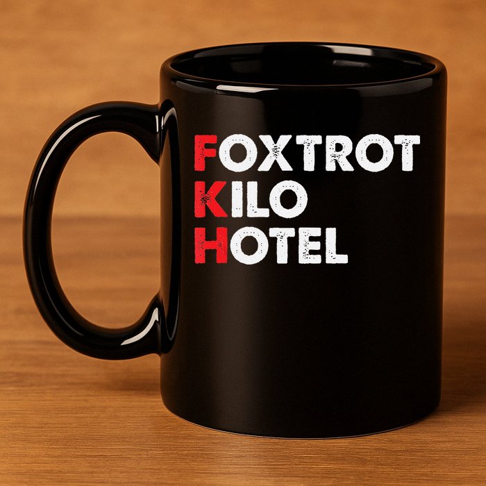 Foxtrot Kilo Hotel Fkh Funny Kamala 11oz C Handle Ceramic Mug