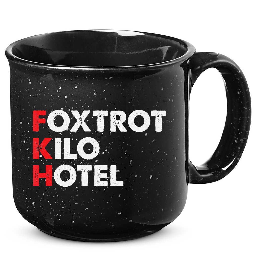 Foxtrot Kilo Hotel Fkh Funny Kamala 15oz Campfire Ceramic Mug