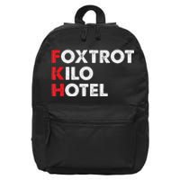 Foxtrot Kilo Hotel Fkh Funny Kamala 16 in Basic Backpack