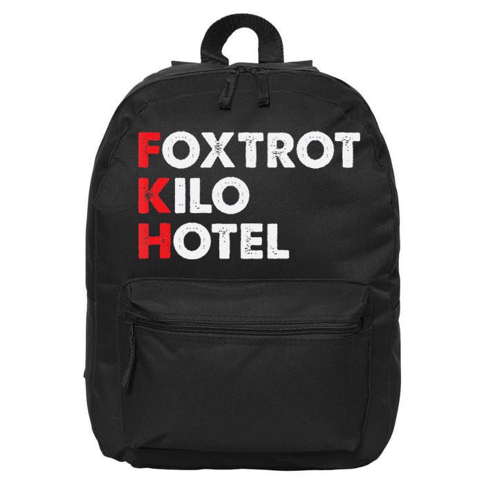 Foxtrot Kilo Hotel Fkh Funny Kamala 16 in Basic Backpack