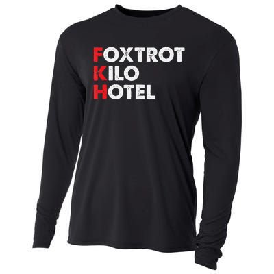 Foxtrot Kilo Hotel Fkh Funny Kamala Cooling Performance Long Sleeve Crew